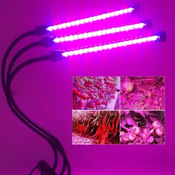 Светодиодная лампа для выращивания растений, 18 Вт, овощи, гидропонная, для помещений, Экологичная, USB, энергосберегающий цветок