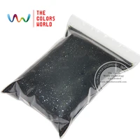 Paillettes nacrées résistantes aux solvants, couleurs noires, 0.2MM, taille 008, pour vernis à ongles gel ou autre décoration artistique, TCP16 2