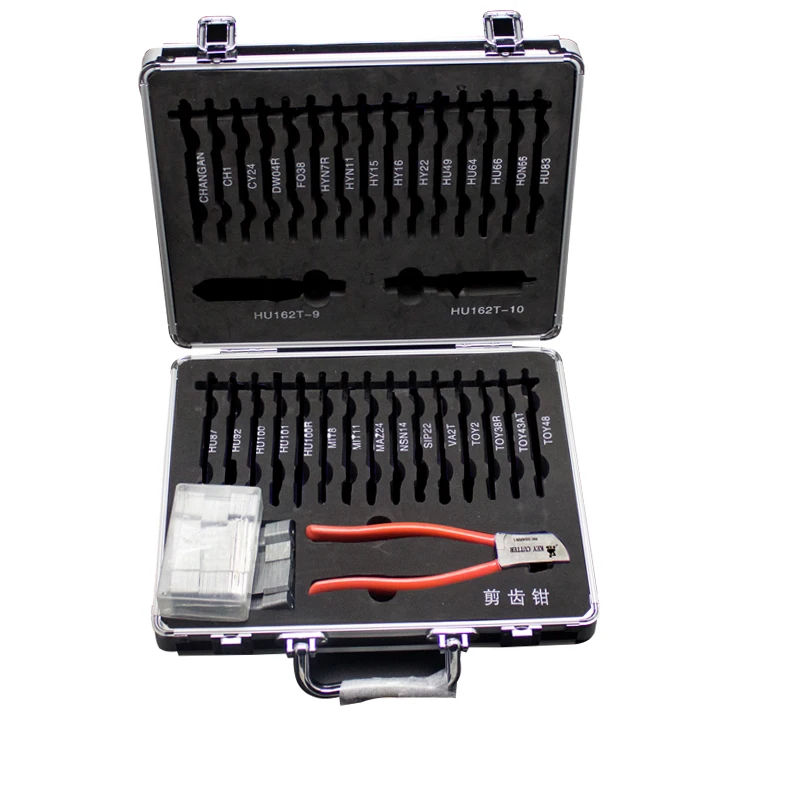 

32pcs Genuine 2 in 1 LiShi Locksmith Tools in One Case for Car/Auto MIT18 TOY43AT CY24 HON66 HU100 FO38 HY15 SIP22