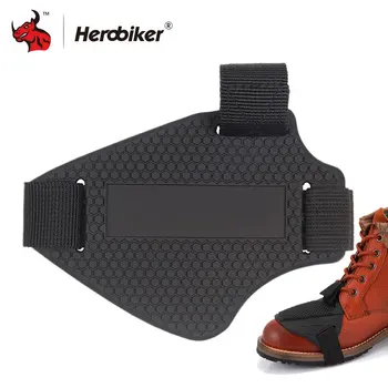 

Motorcycle Boots Cover Wear-resisting Rubber Motorcycle Gear Shift Pad Riding Motorbike Boots Cover Protector Shifter Guards
