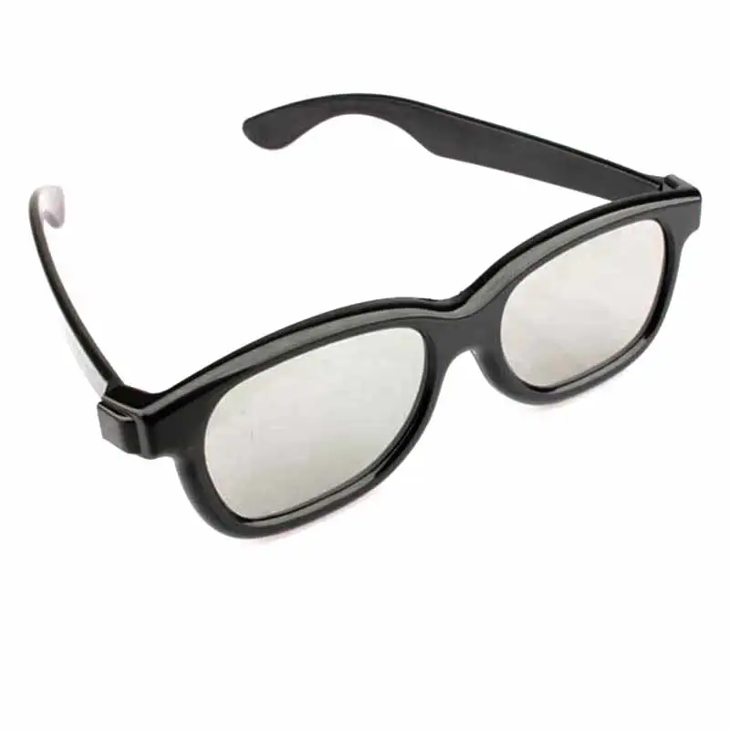 Polarized 3D Glasses Black Movie DVD LCD Video Game Theatre Circular -Drop Polarized 3D Glasses Black Movie DVD LCD Video Game Theatre Circular -Drop