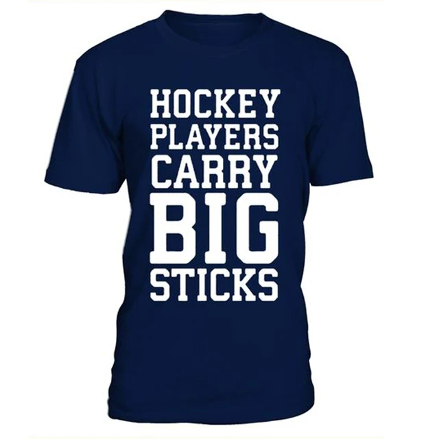 Hockey Fans Cotton Men’s T Shirts With Printing Logos