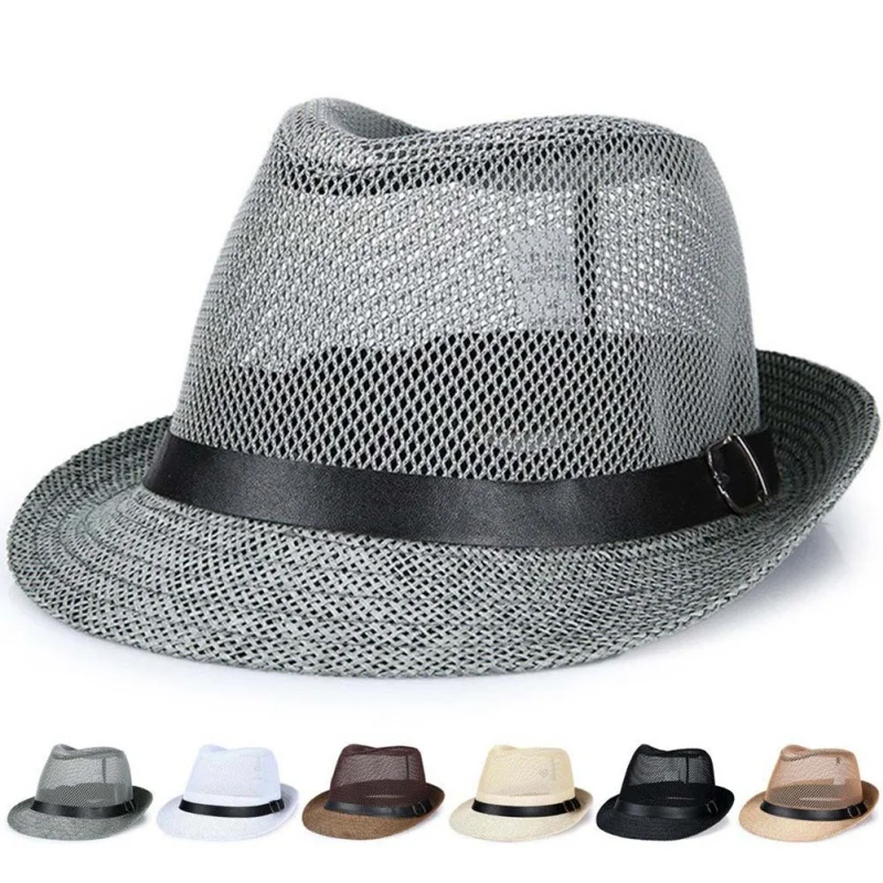 

Small Top Hat Men Women Linen Straw Simple Casual Style Sunshade Breathable Cap Outdoor Travel Outing Photography Head Decoratio