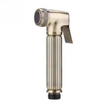 

Antique Brass Bidet Sprayer Wall Mount Shower Toilet Bathroom Handheld Bidet Diaper Spray Sprayer Shattaf Portable Bidet Sprayer