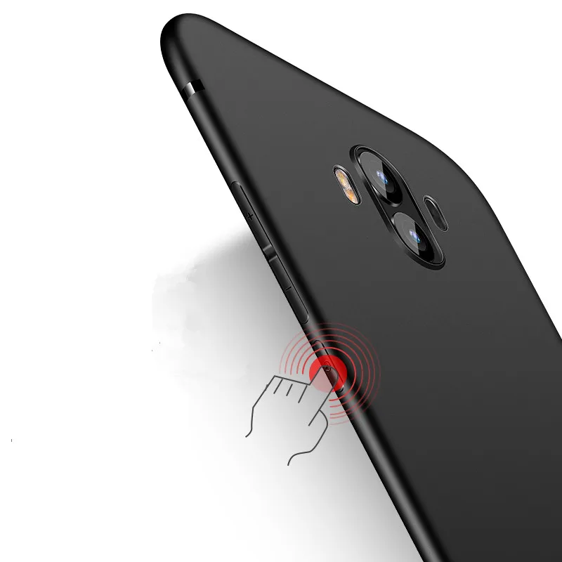 Ультра тонкий мягкий чехол для Huawei Mate 10 Pro mate10 матовая кожа Защитный 10pro полное
