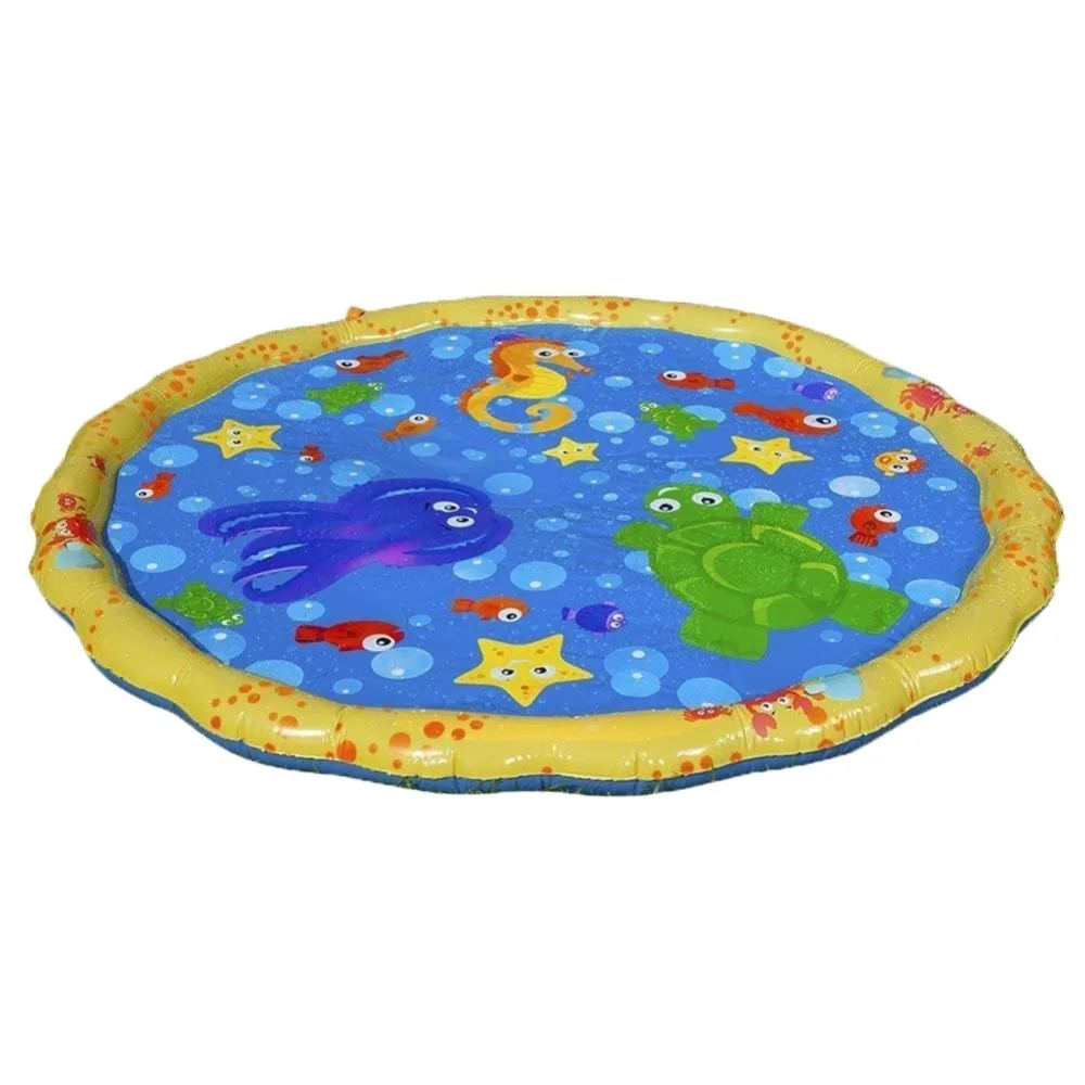 170 см летний детский уличный игровой водный пляжный коврик, надувная спринклерная подушка для газона, игрушки, подушка, подарок для детей - Цвет: 100 cm