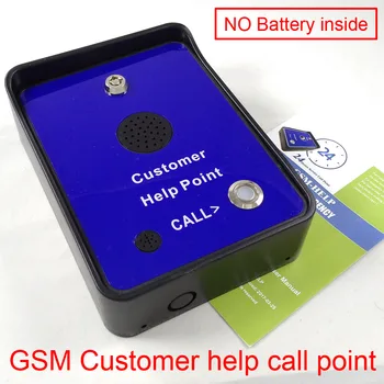 

GSM emergency help calling phone GSM service intercom help call point