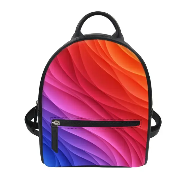 mini backpack rainbow