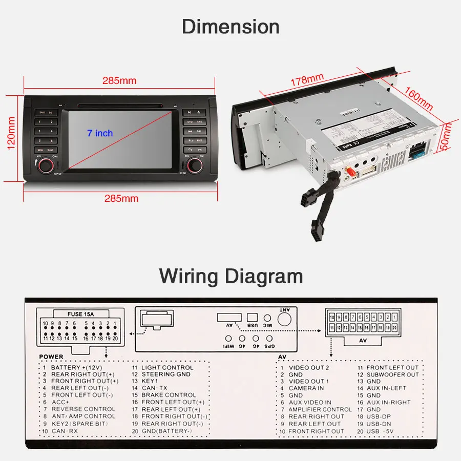 Discount Erisin ES739B 7" 2 din Car DVD 3G GPS RDS Bluetooth DVD iPhone SWC USB DVR-IN for BMW 5er E39 E53 M5 X5 19 Discount Erisin ES739B 7" 2 din Car DVD 3G GPS RDS Bluetooth DVD iPhone SWC USB DVR-IN for BMW 5er E39 E53 M5 X5 19