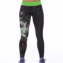 Женские Эластичные облегающие брюки с принтом в виде Козерога для тренировок в тренажерном зале для йоги бега занятий спортом леггинсы для фитнеса дропшиппинг