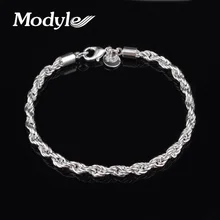 Модные Серебристые браслеты-цепочки для женщин Mostyle, браслет с подвесками, браслеты с витыми звеньями и браслеты