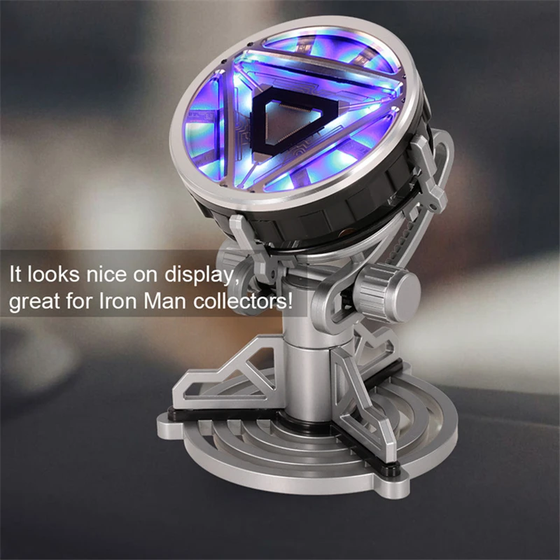 

1:1 Arc Reactor Diy Modle Led Light tony stark [has a heart] Remote Light Arc Mk2 Iron Man Diy Parts Model Assembled Toys