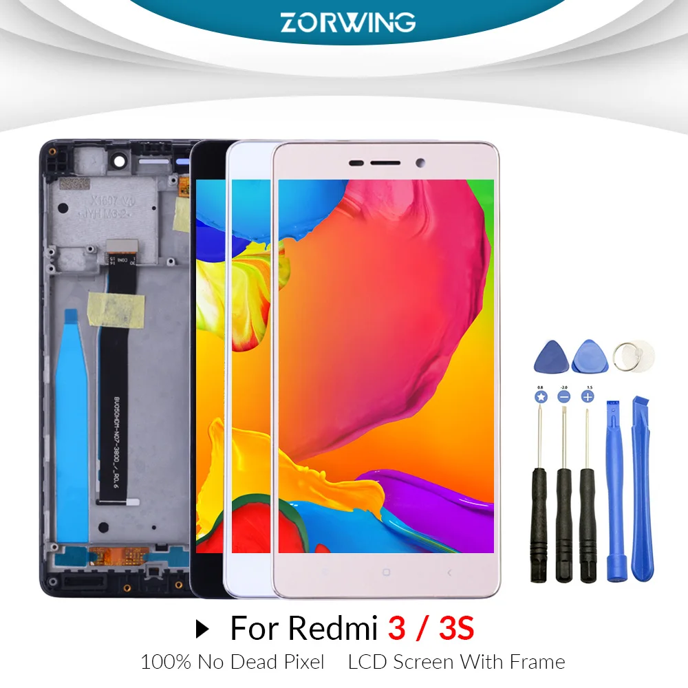 ЖК дисплей AAA для Xiaomi Redmi 3 S сменный дигитайзер сенсорного экрана в сборе с
