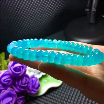 

Natural Crystal Bracelet Amazonite From Mozambique Gemstone 10-9mm AAA