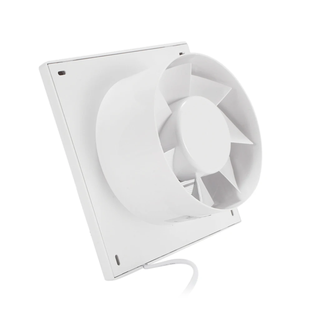 Acouto Ventana Cocina Ba/ño Extractor Ventilador Extractor de 12 Pulgadas Ventilador Ventilador Ventilador para el hogar Cocina Ba/ño Inodoro Ventana Black