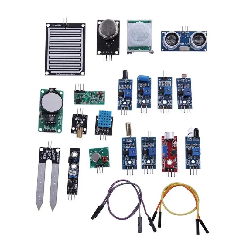 

16 Pcs / lot Raspberry Pi 3 Raspberry Pi 2 Model B the Sensor Module kit With Retail Box