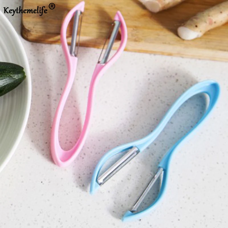 

Double-sided Stainless Steel Blade Fruit Peeler Kitchen Fruit and Vegetable Tools B