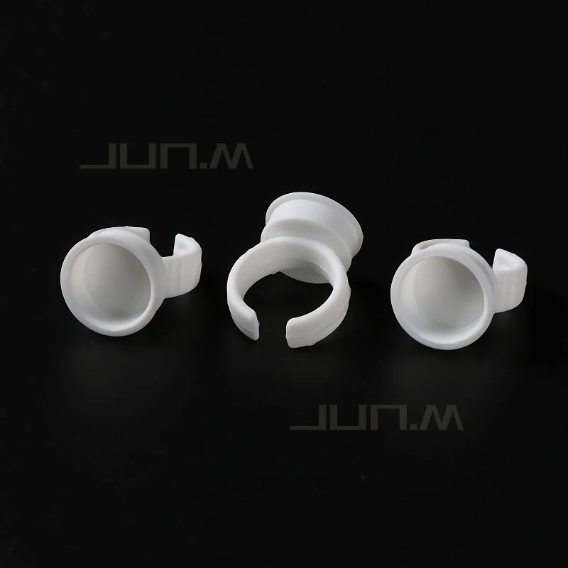 

100Pcs Disposable Tattoo Paint Container Ink Cup Holder Ring Eyebrow Lips Semi-permanent Makeup Professional Tattoo Accessories