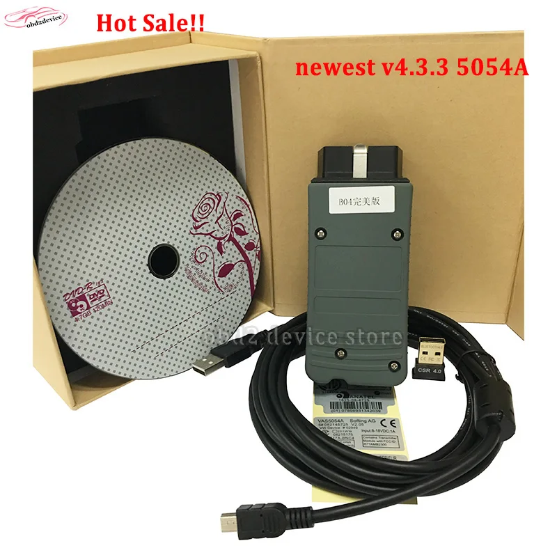 

VAS5054A v4.3.3 full chip oki better than vas 5054 4.2.3 with bluetooth diagnosis tool for vw au-di vas 5054 6154 3.0.3 green pc