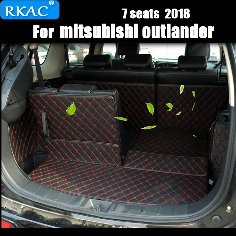 RKAC Автомобильные специальные коврики для багажника Mitsubishi Outlander 7 мест прочные