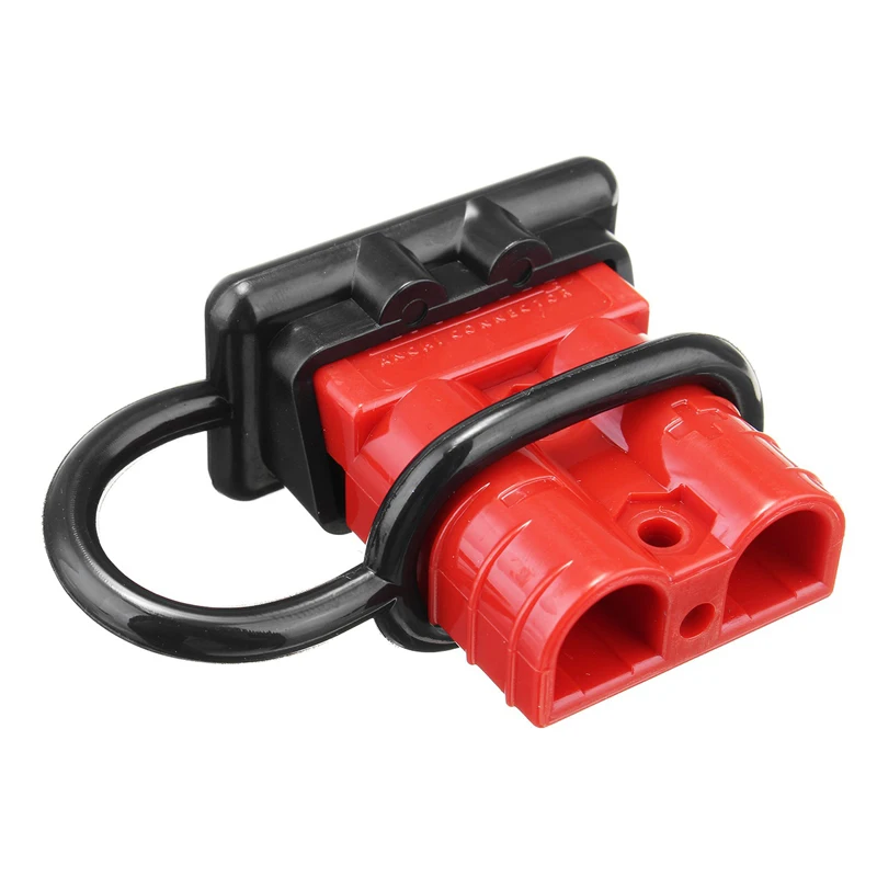 LEZED Battery Connectors Quick Connection Plug 50A 600V Electrical Connectors 12v for Winch Auto Car Trailer Driver Electrical Devices 2 sets Red 