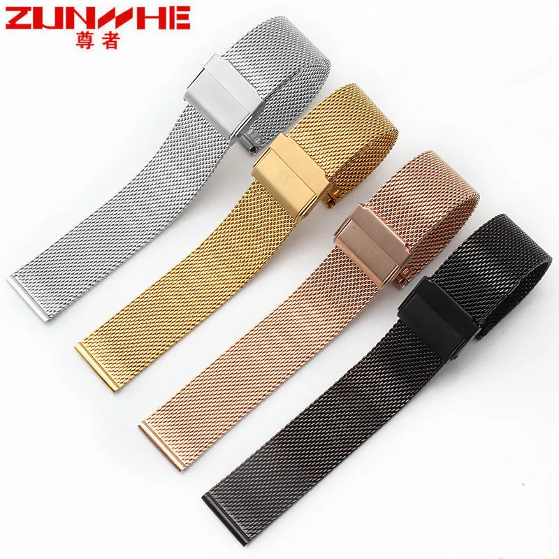 

18mm 20mm Milanese Watchband for DW (Daniel Wellington) Men Women Watch Band Stainless Steel Strap Bracelet with Tool Spring Bar