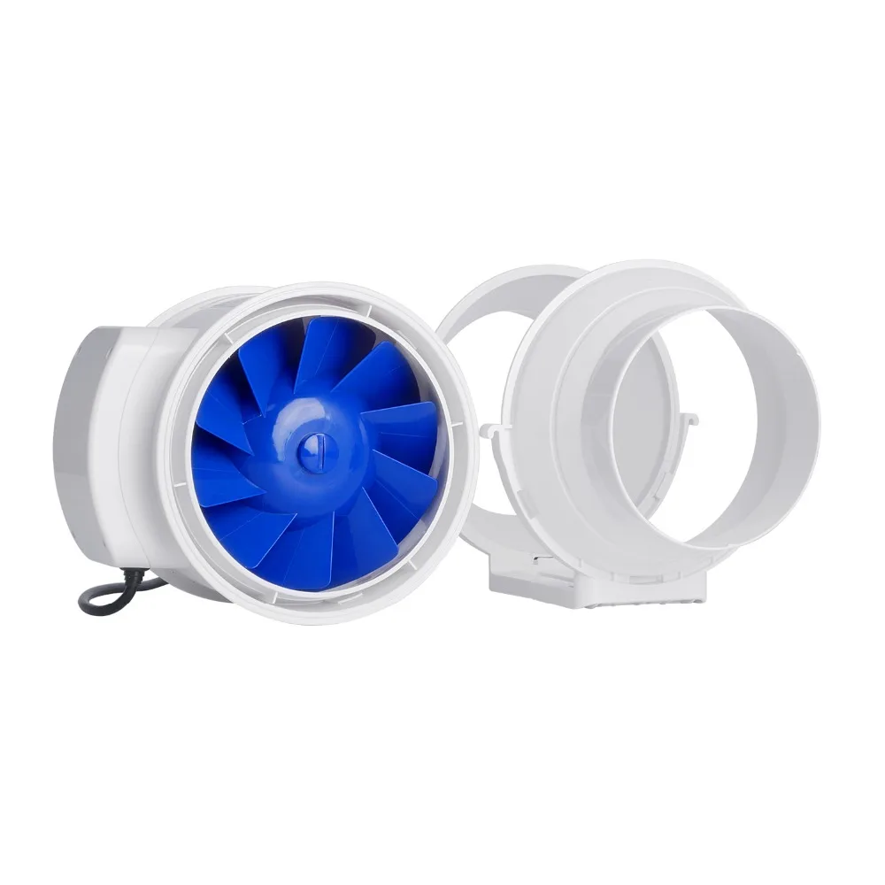 Preise Hon   Guan 4 5 6 8 zoll Hause Stille Inline rohrventilator Starke Belüftung 110V 220V Extractor fan Küche Luft Sauber Fans Bad Fan