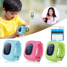 with box Q50 GPS Tracker Watch For Kids SOS GSM Mobile Phone App For Android Emergency Anti Lost GSM Smart Bracelet Wristband