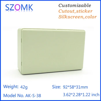 

10pcs a lot High quality abs material plastic junction box plastic housing for electronics products 92*58*31mm
