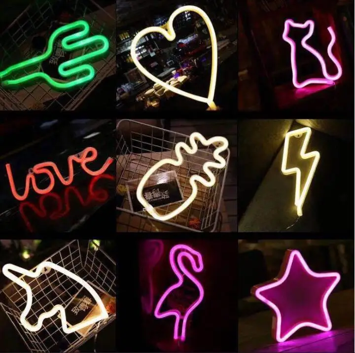 

LED Nightlight AAA Battery Box Children Kids Night Lamp Lights Gifts Random Color