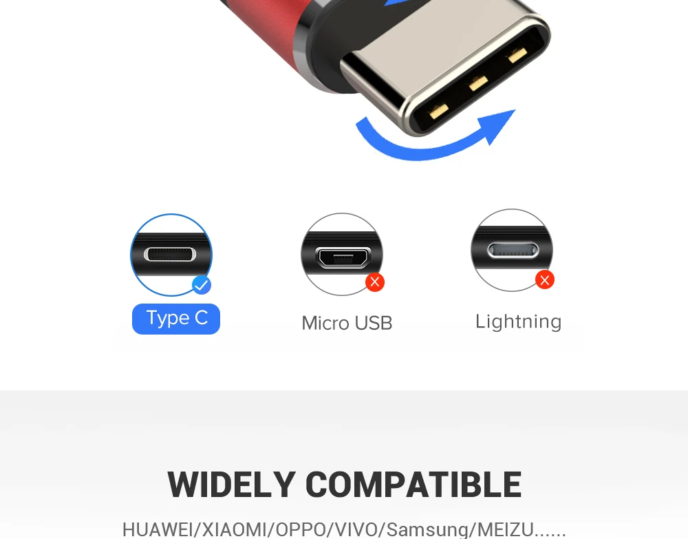 QGEEM usb type-C кабель USB-C для быстрой зарядки мобильных телефонов USB кабель для samsung Galaxy S9 huawei mate 20 Xiaomi usb type-C