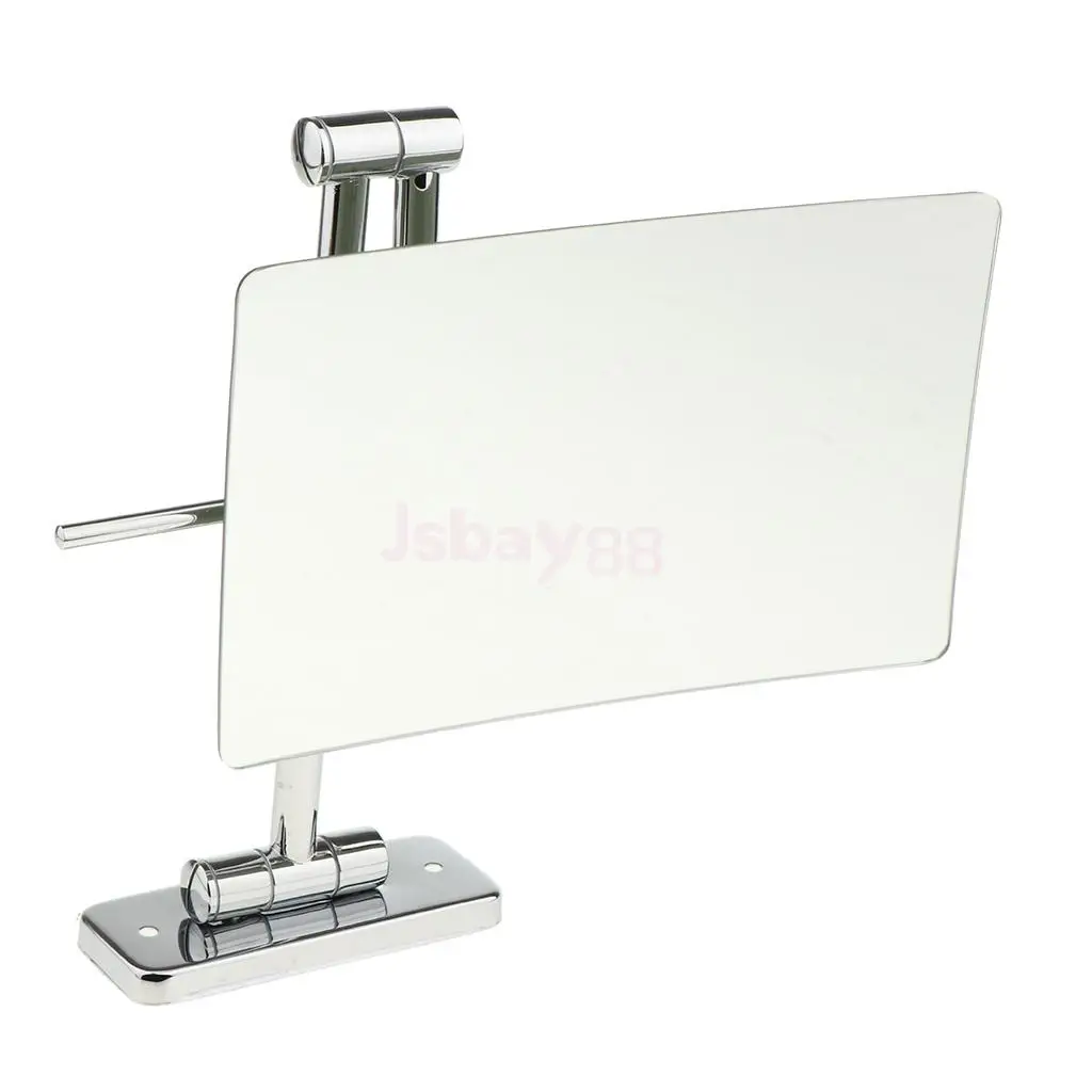 8x5 ''Портативный Нержавеющая сталь Ванная комната зеркало для макияжа, бритья зеркало 3X увеличительное настенный косметических средств зеркало