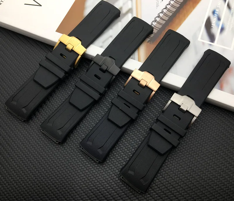 

Brand 27mm watchband watch band for Royal Oak Concept Gmt Tourbillion 26560IO 26577TI 26221FT For Audemars And Piguet strap