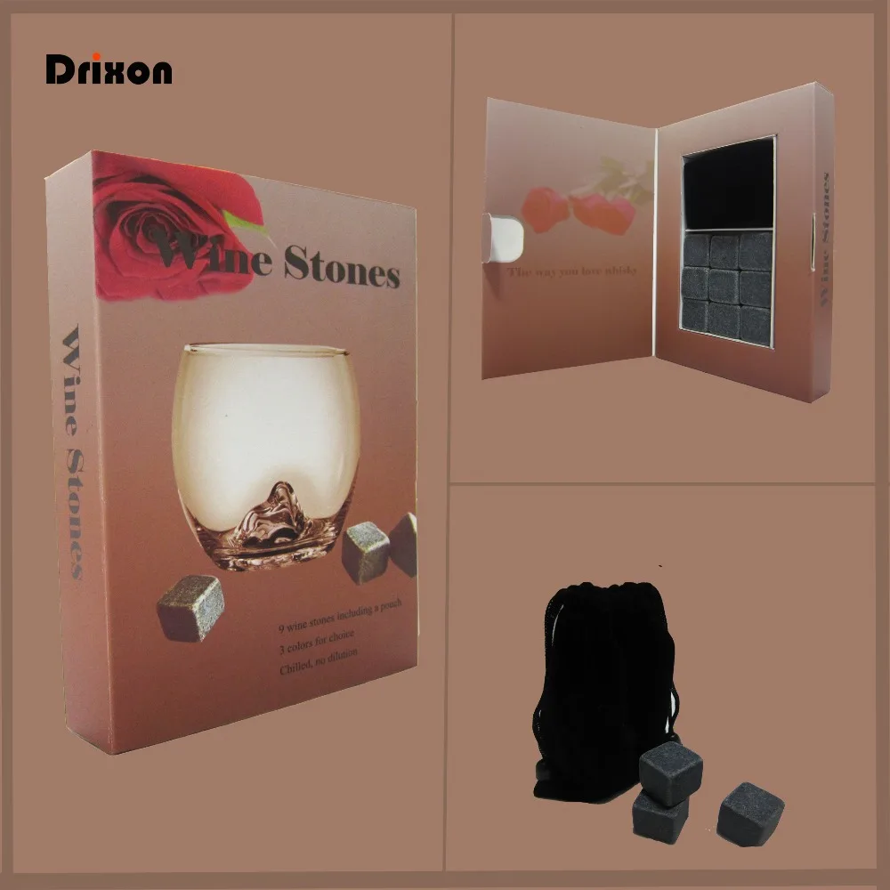 Drixon Виски камни в нежных Подарочная коробка (R) виски камень благосклонности