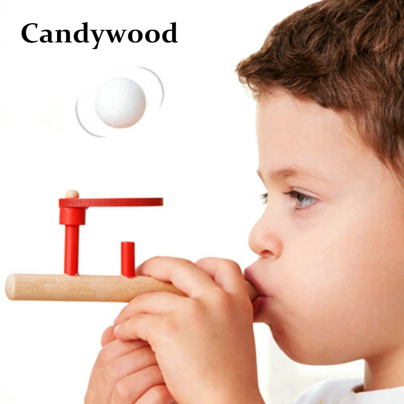 Wooden font b Toy b font Floating Balloons Game font b Toy b font Woden font