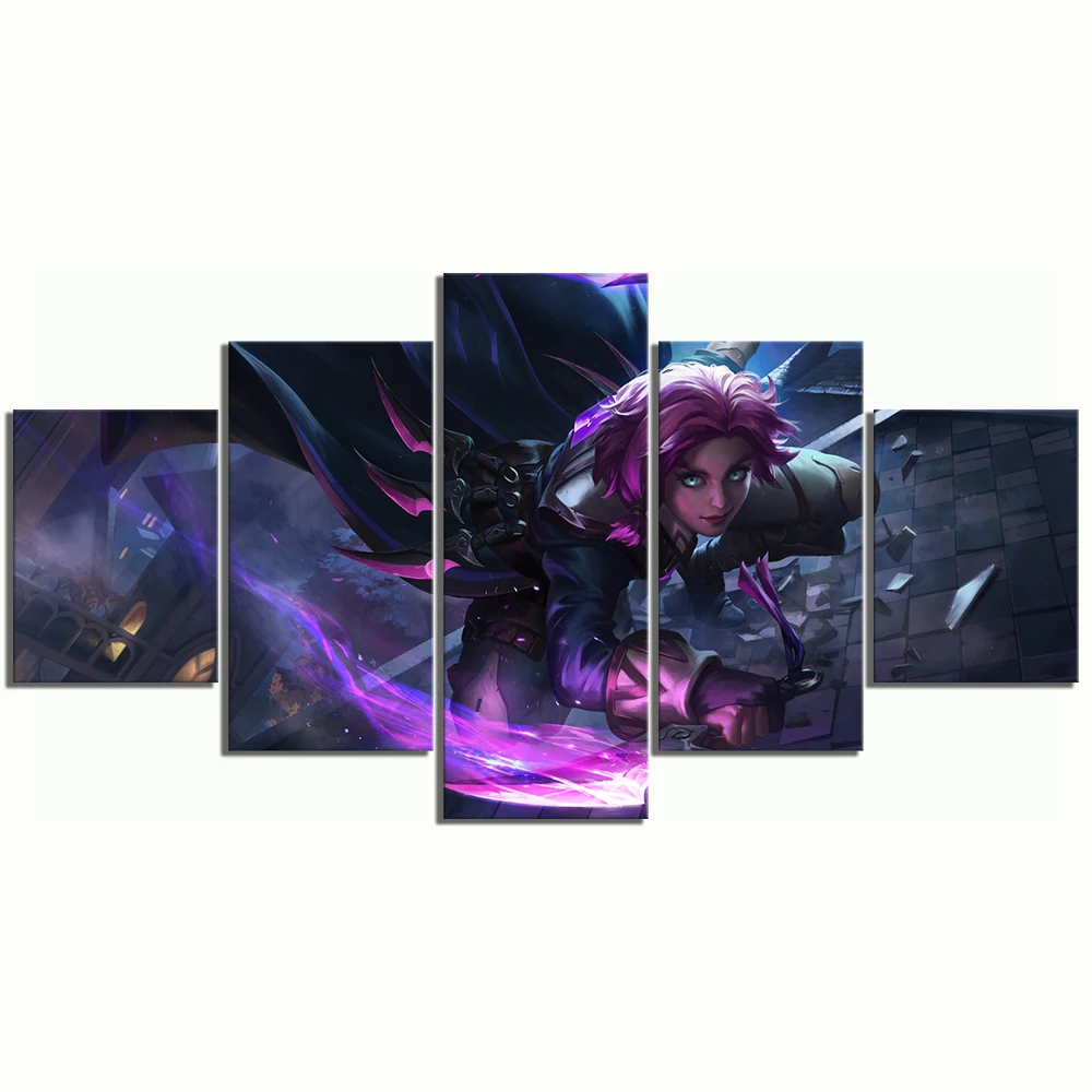 5-Piece-Cartoon-Pictures-Paladins-Game-Canvas-Printed-Wall-Pictures-Home-Decor-For-Living-Room-Poster (2)