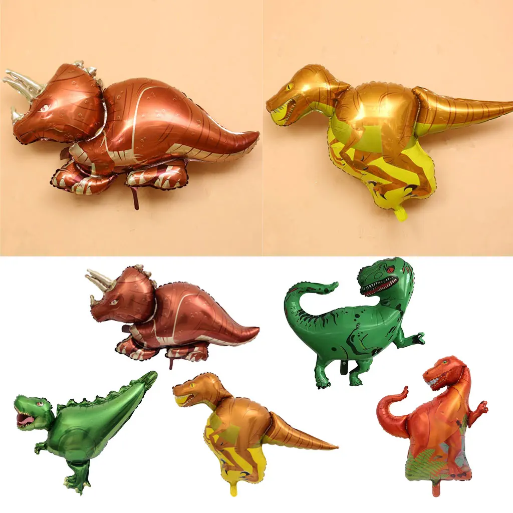 10 шт. набор динозавров алюминиевые воздушные шары для детей день ...