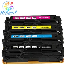 [Hisaint] 4pk тонер-картридж для HP LaserJet Pro 200 M251nw m276nw 131a CF210A-CF213A