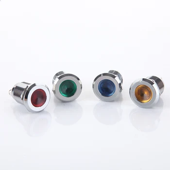 

12 mm metal equipment indicator LED work light emitting 220 v24v12v6v voltage