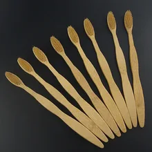 DR. Идеальный бамбуковый очиститель 8 шт./лот деревянная зубная щетка бамбуковая зубная щетка экологичный уход за полостью рта мягкая щетина