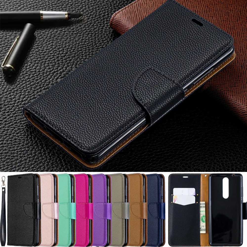 

Wallet Phone Case for Nokia 5.1 3.1 2.1 PU Leather Folio Flip Cover Stand Magetic Closure with Card Holder