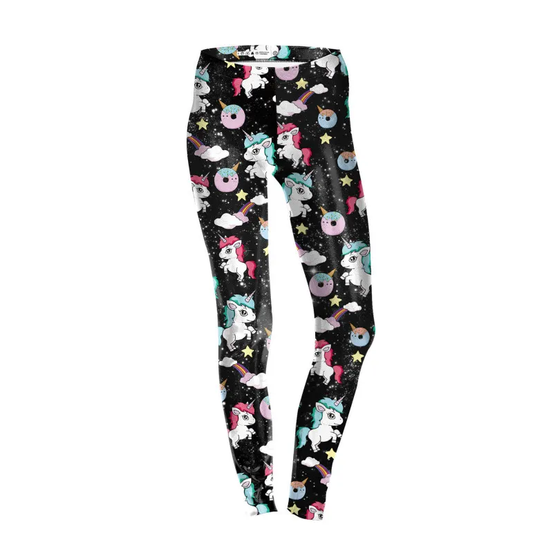Tattyire Extreme Waist Unicorn Leggings Ditigtal Printing Brand