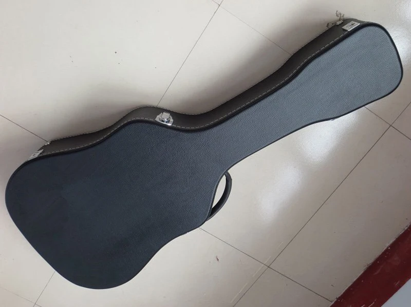 

41/43 inch Acoustic Guitar Hardcase,Shape as the Guitar,the color can be customized