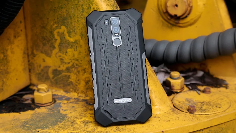 Ulefone Armor 6E Android 9,0 Helio P70 Восьмиядерный водонепроницаемый мобильный телефон 4GB 64GB 6,2 ''с двумя sim-картами, беспроводной зарядкой, NFC Смартфон