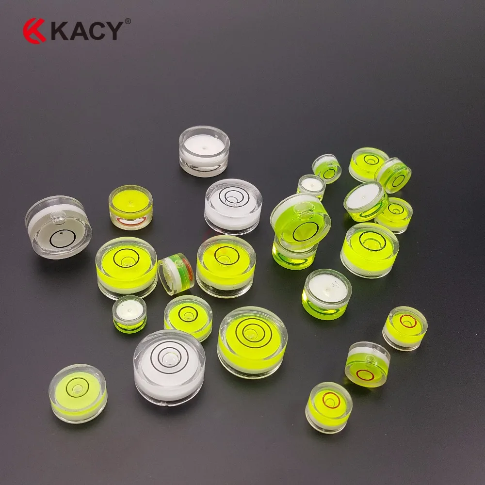 

KACY 20pcs/lot many size Circular spirit level Round bubble level mini spirit level Bubble Bullseye Level measurement instrument