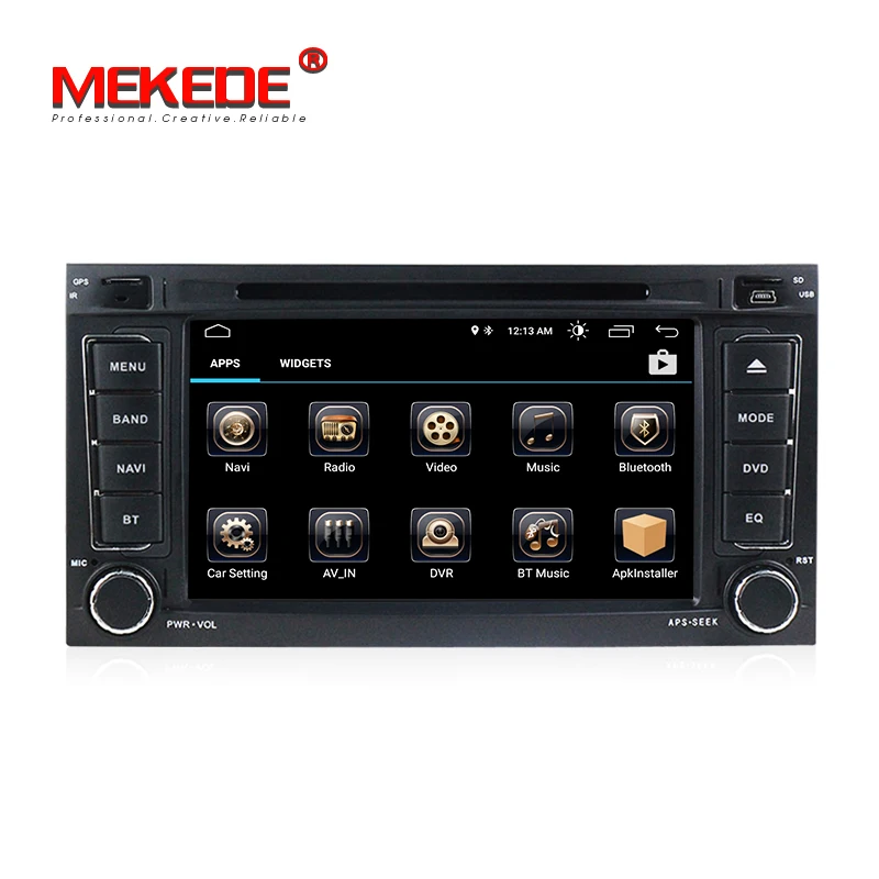 Discount 1024X600 Android 8.1 CAR DVD GPS For VW Volkswagen Touareg T5 Transporter Multivan dvd player navigation radio Microphone gift 2