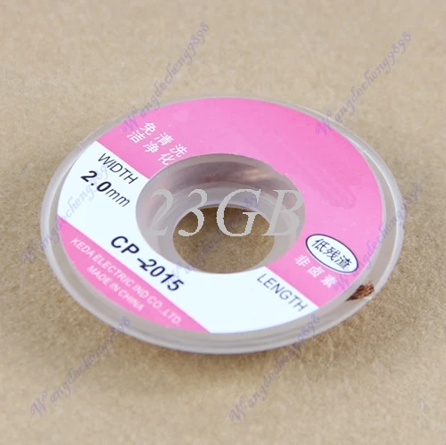 

Desoldering Solder Braid Wick Remover Cable Wire APR17_17