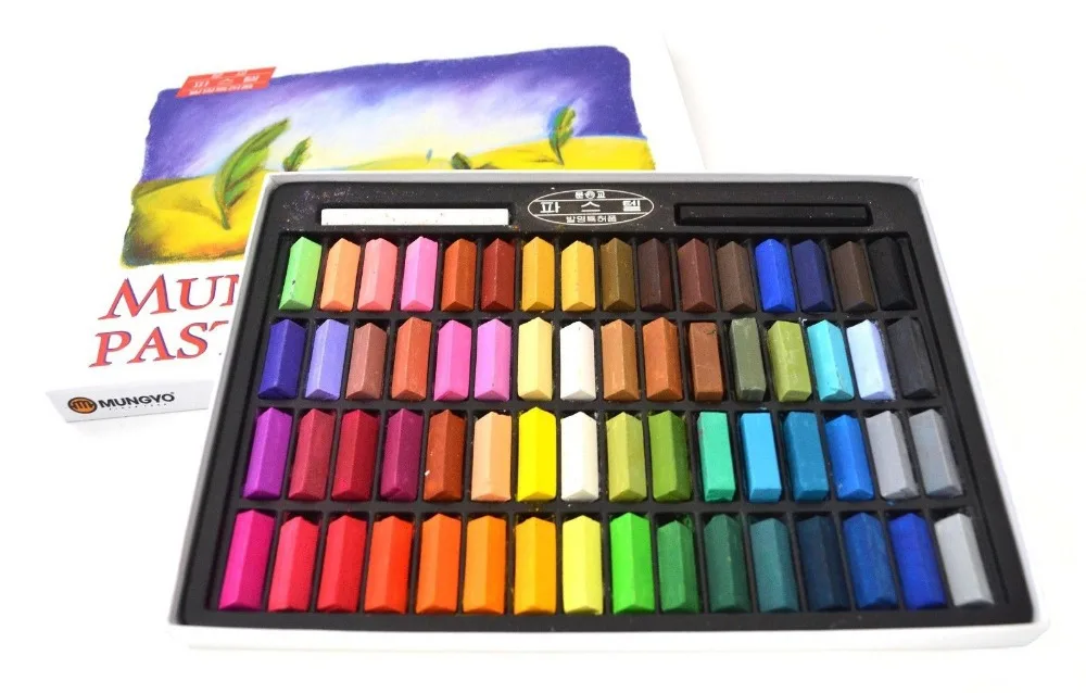1999 5 De Réductionmungyo Doux Dessin Art Pastel Ensemble 64 Couleurs Couleur Ensemble Carré Craie In Crayons From Fournitures Scolaires Et De