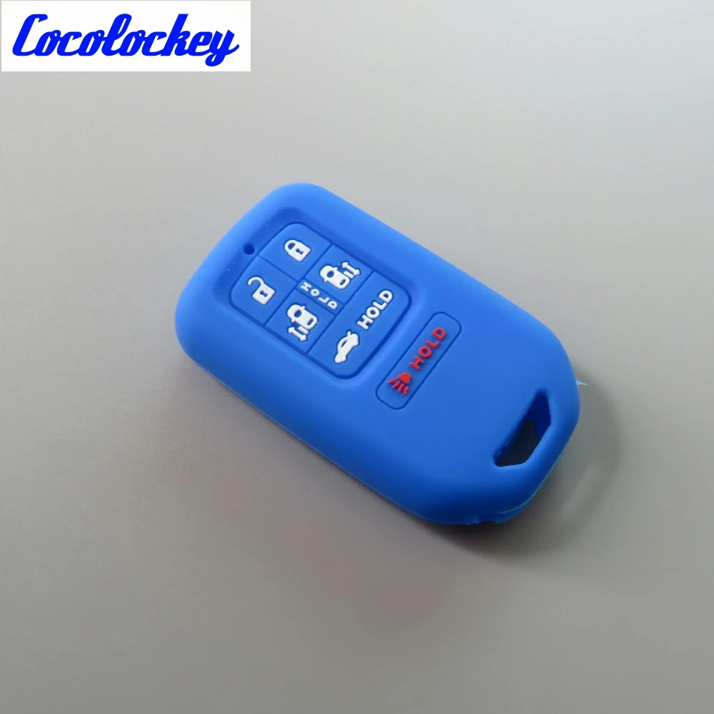 Cocolockey силиконовый чехол для автомобильного ключа ключей держатель Honda Odyssey 6