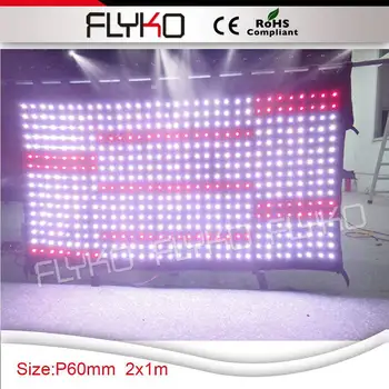 

Free Shipping high stability soft led video curtain led curtain light